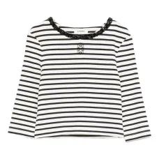 Топ в полоску