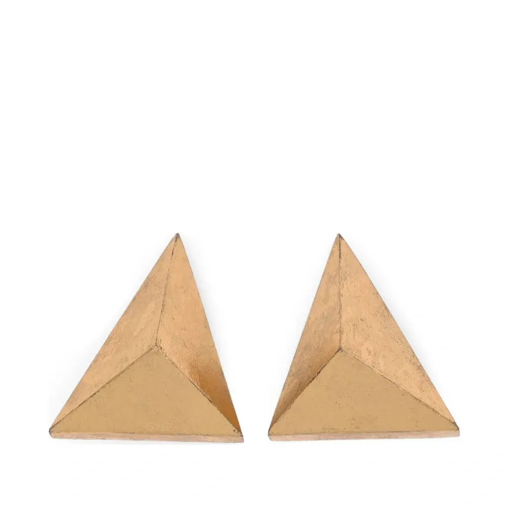 Серьги треугольной формы
