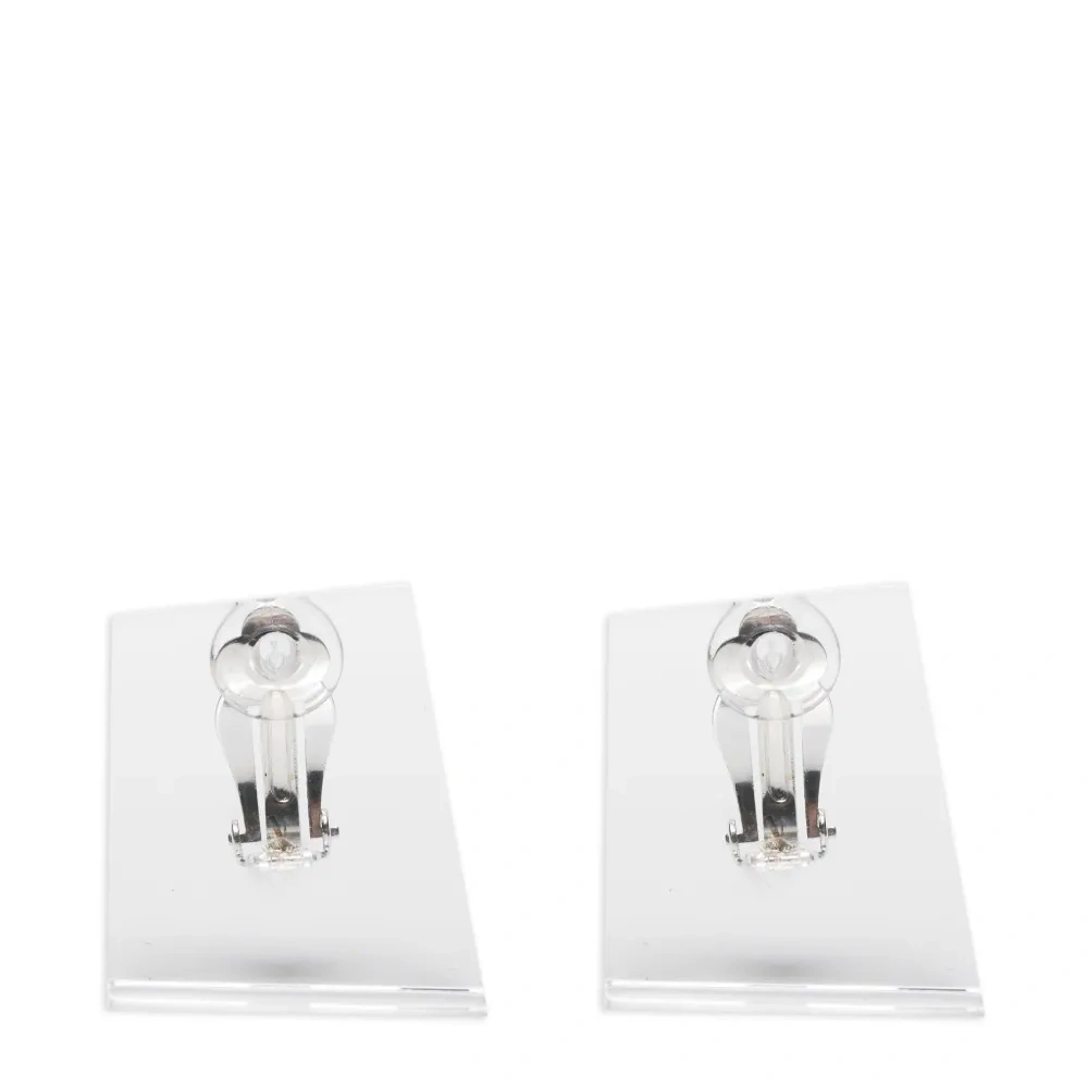 Квадратные серьги-клипсы