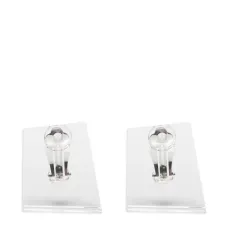 Квадратные серьги-клипсы