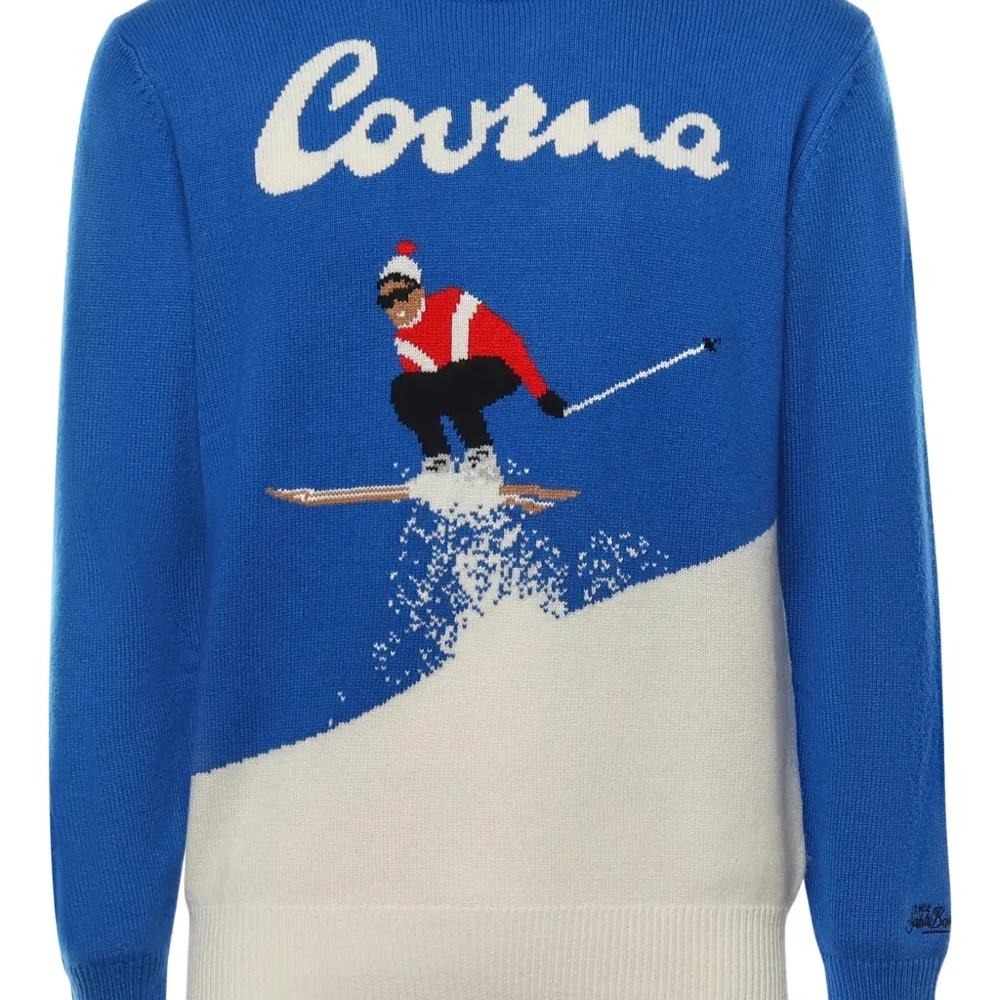 Свитер вязки интарсия