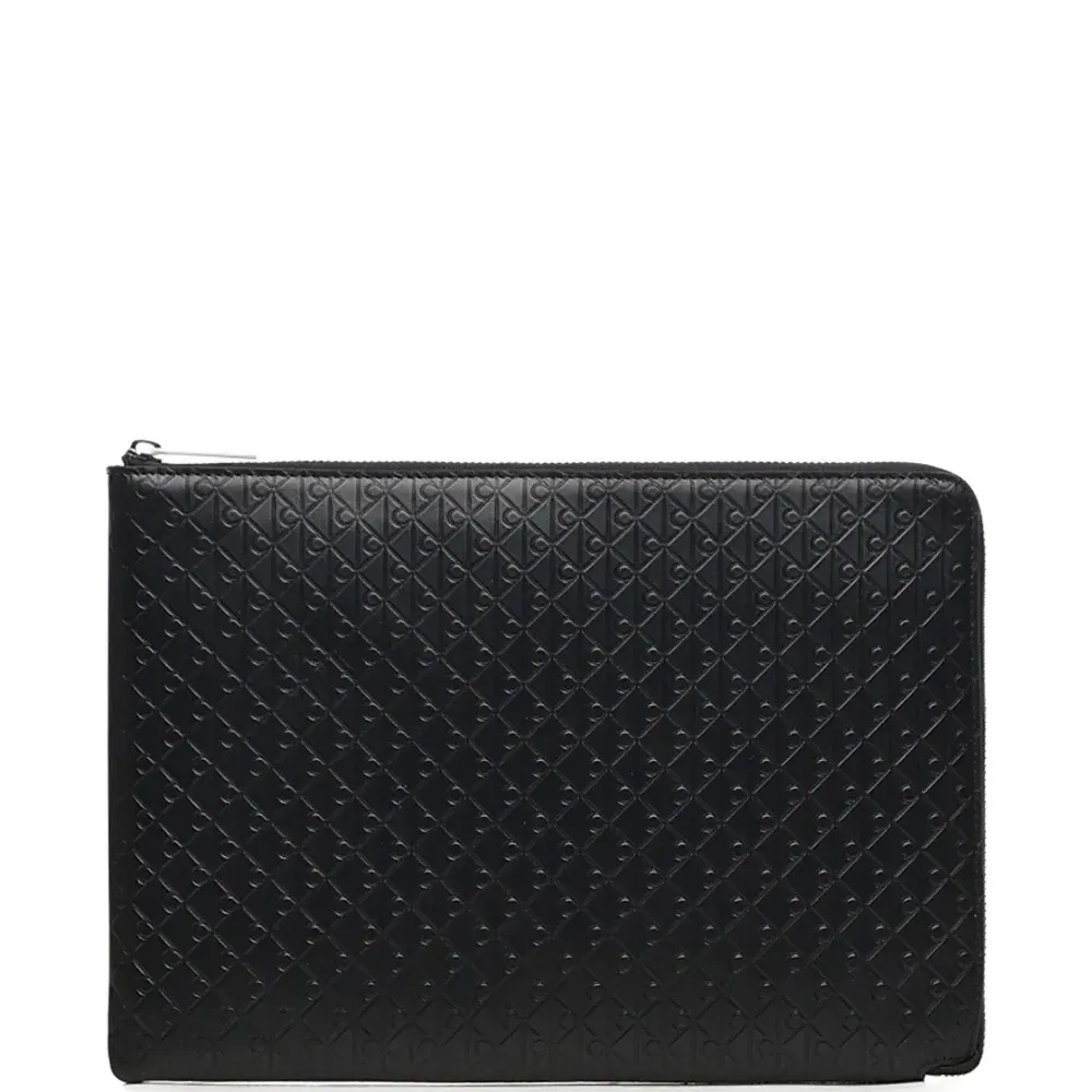 Кошелек на молнии с тиснением