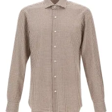 Клетчатая рубашка с длинными рукавами