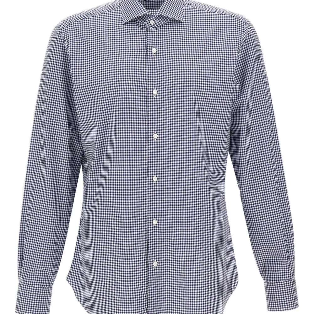 Клетчатая рубашка с длинными рукавами