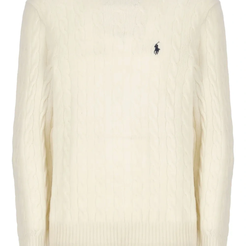 Свитер фактурной вязки с логотипом