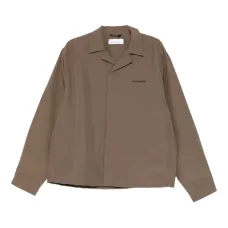 Куртка-рубашка с вышитым логотипом