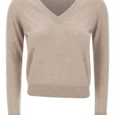 Пуловер с V-образным вырезом Пуловер с V-образным вырезом