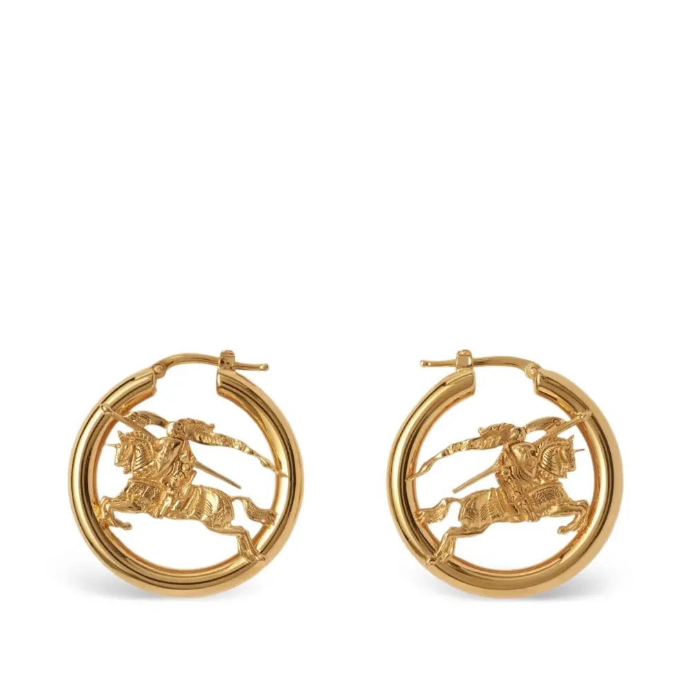 Серьги-кольца Equestrian Knight
