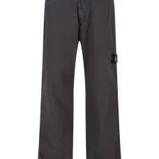 Брюки с нашивкой-логотипом