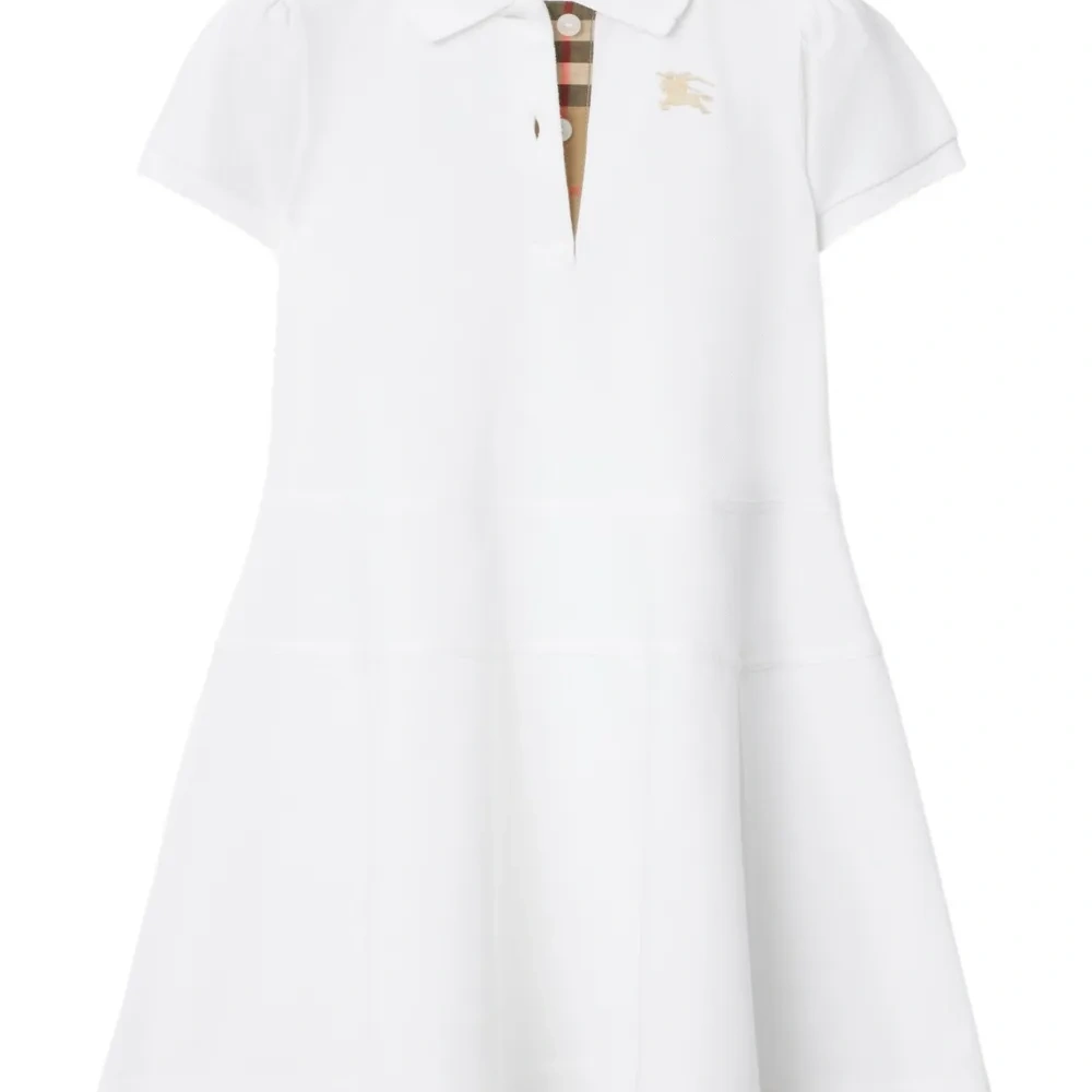 Платье с воротником поло