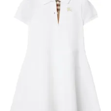 Платье с воротником поло