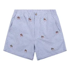 Полосатые шорты Prepster с вышивкой