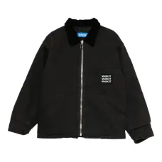 Куртка с вельветовым воротником