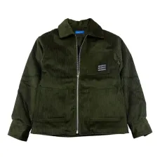 Вельветовая куртка-рубашка на молнии