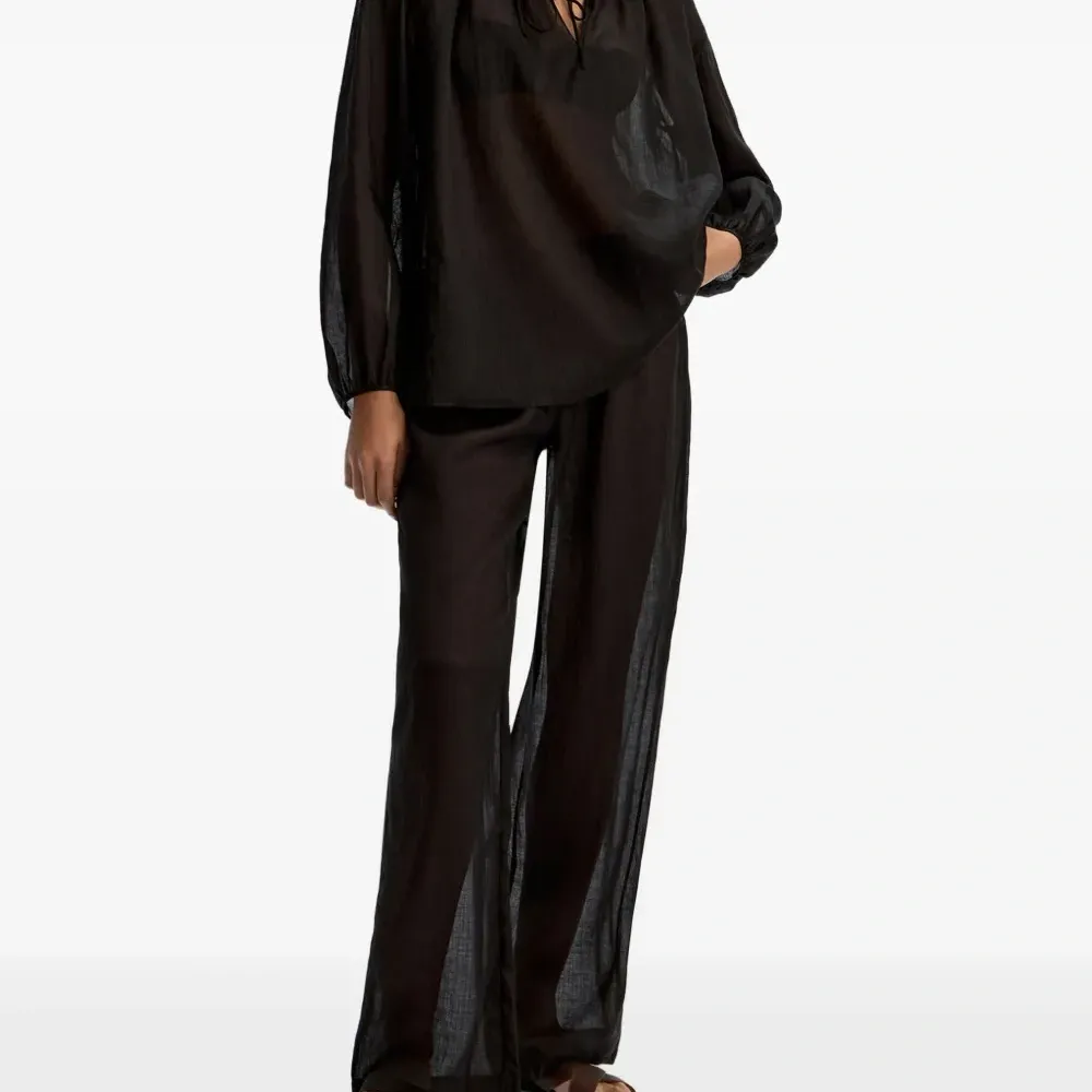 Брюки с кулиской