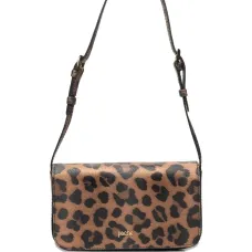 Сумка через плечо с леопардовым принтом