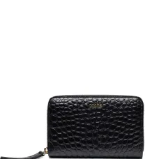 Кошелек на молнии с тиснением