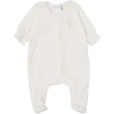 Детский комбинезон с вышивкой и кружевным воротником