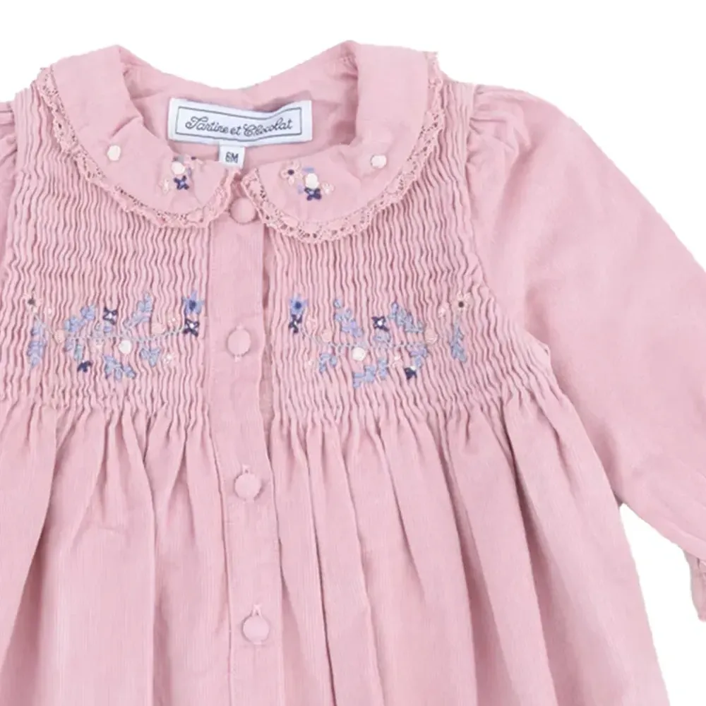 Вельветовое платье