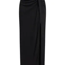 Юбка макси с драпировкой