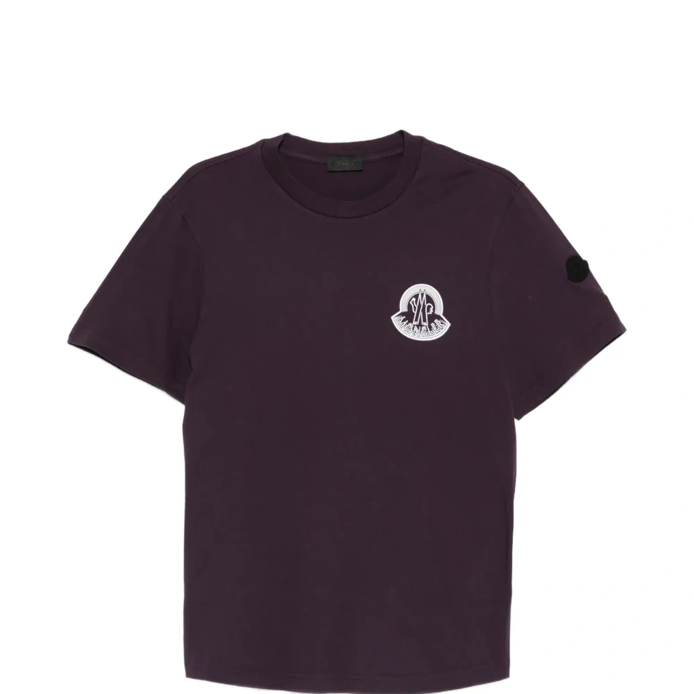 Футболка с нашивкой-логотипом