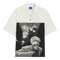 Рубашка с графичным принтом