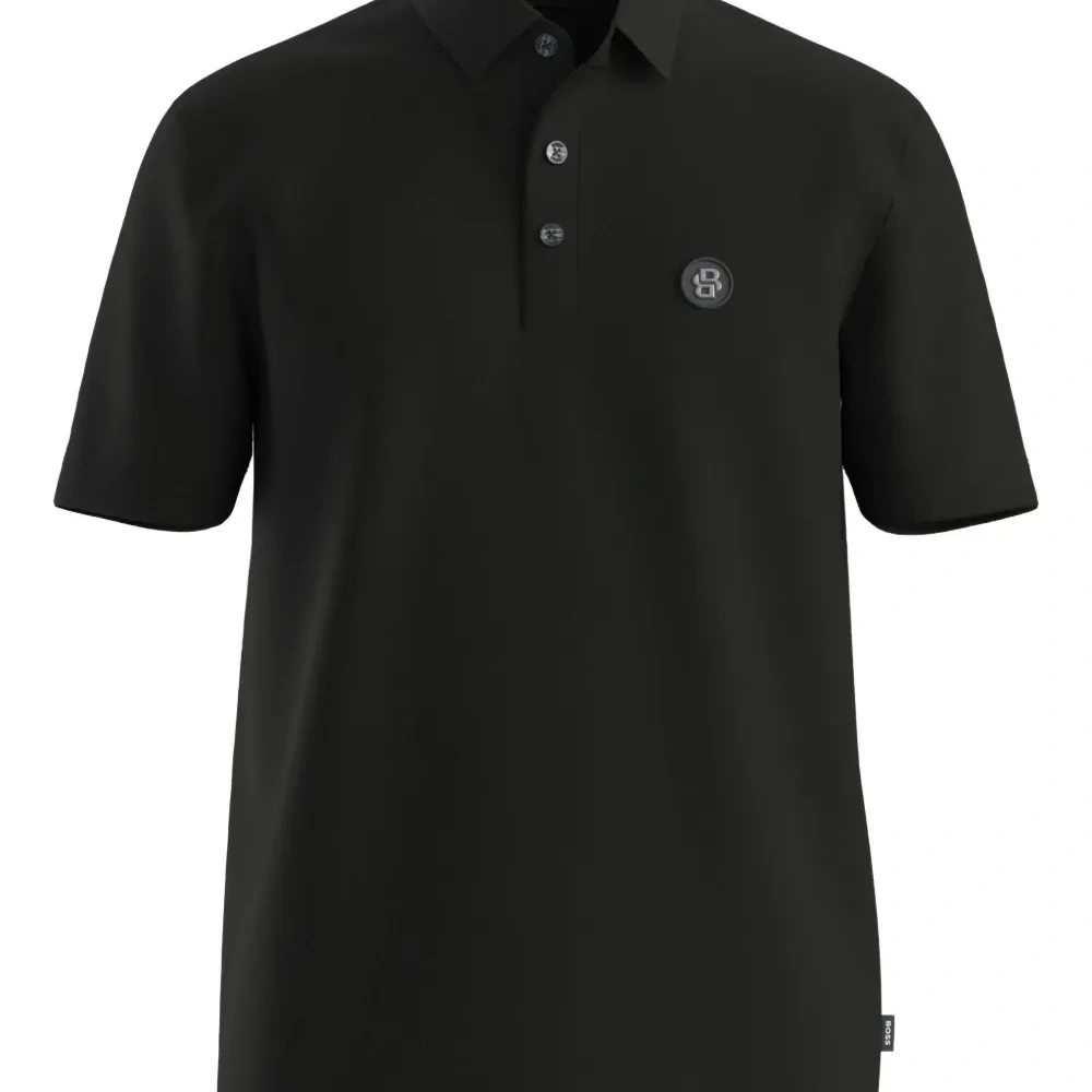 Рубашка поло на пуговицах с логотипом