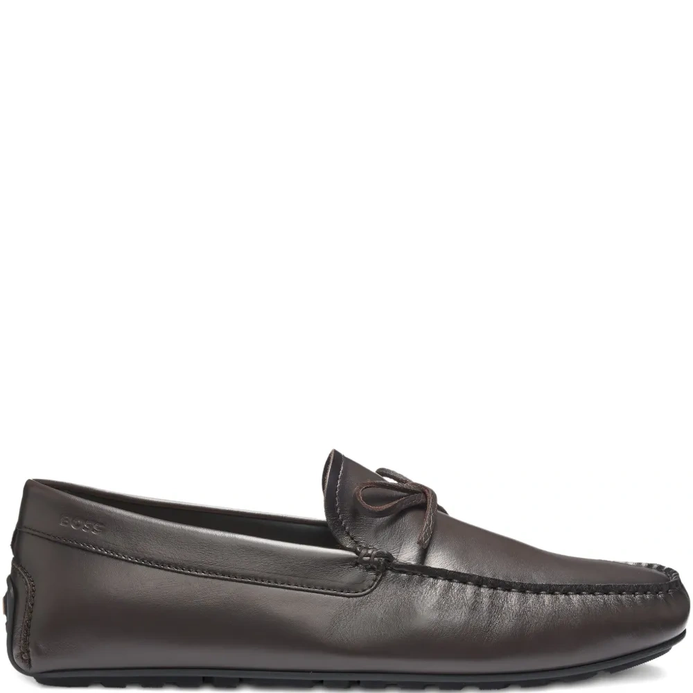 Кожаный топсайдеры