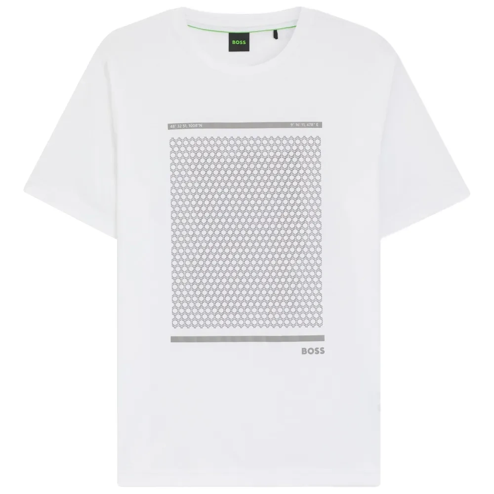 Футболка с геометричным принтом