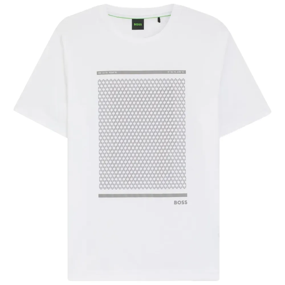 Футболка с геометричным принтом