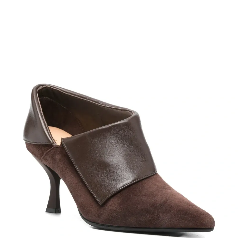 Ботильоны с зауженным носком и каблуком 70 мм