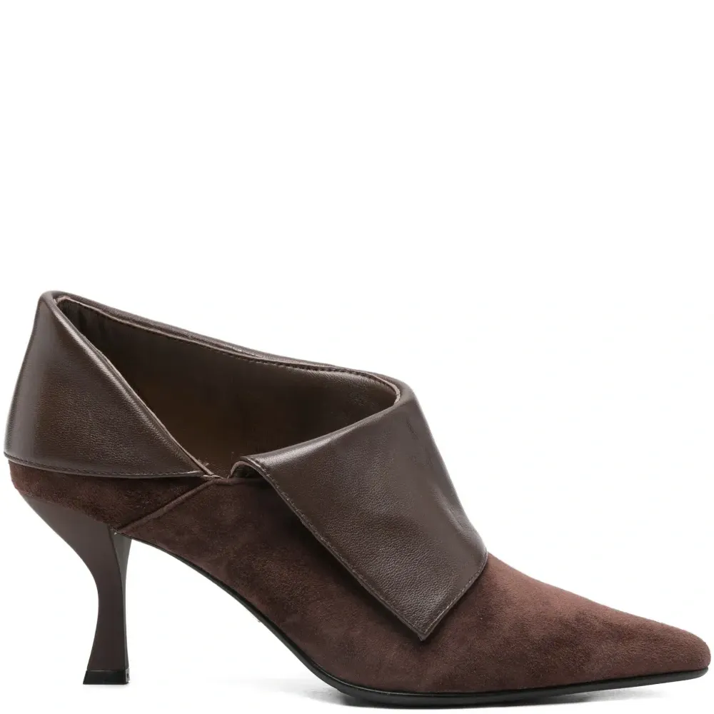 Ботильоны с зауженным носком и каблуком 70 мм