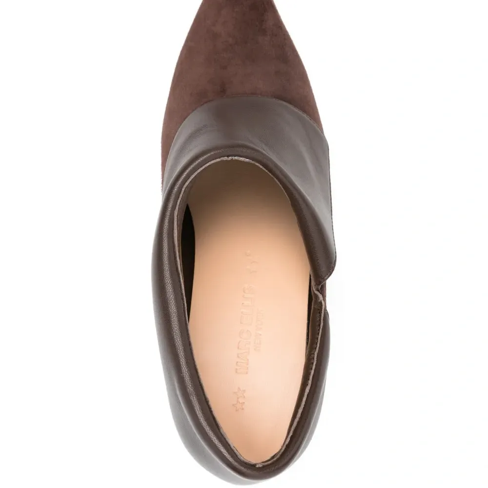 Ботильоны с зауженным носком и каблуком 70 мм