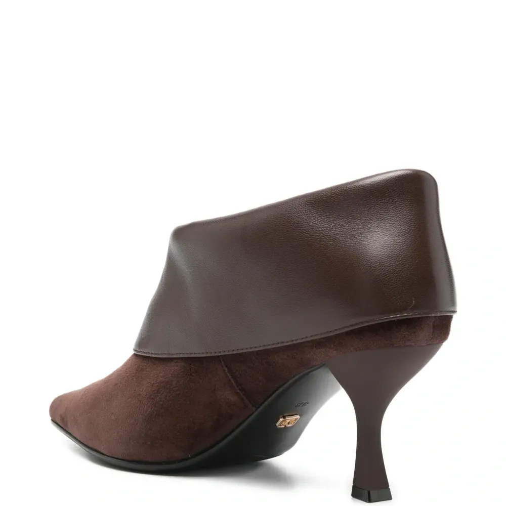 Ботильоны с зауженным носком и каблуком 70 мм