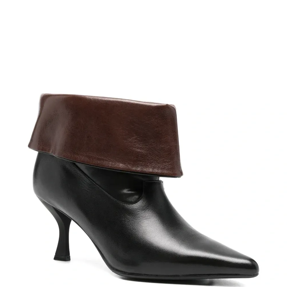Ботильоны на каблуке 70 мм с заострённым носком Ботильоны на каблуке 70 мм с заострённым носком