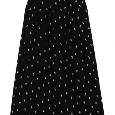 Юбка с цветочной вышивкой