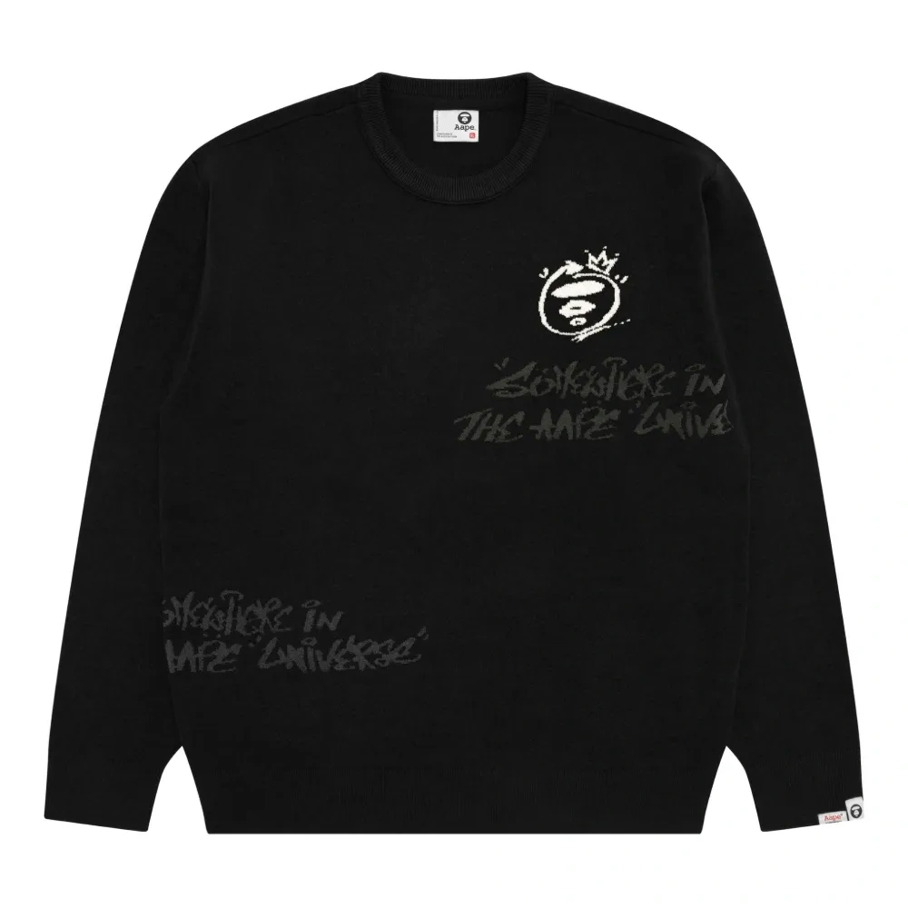 Свитер с круглым вырезом