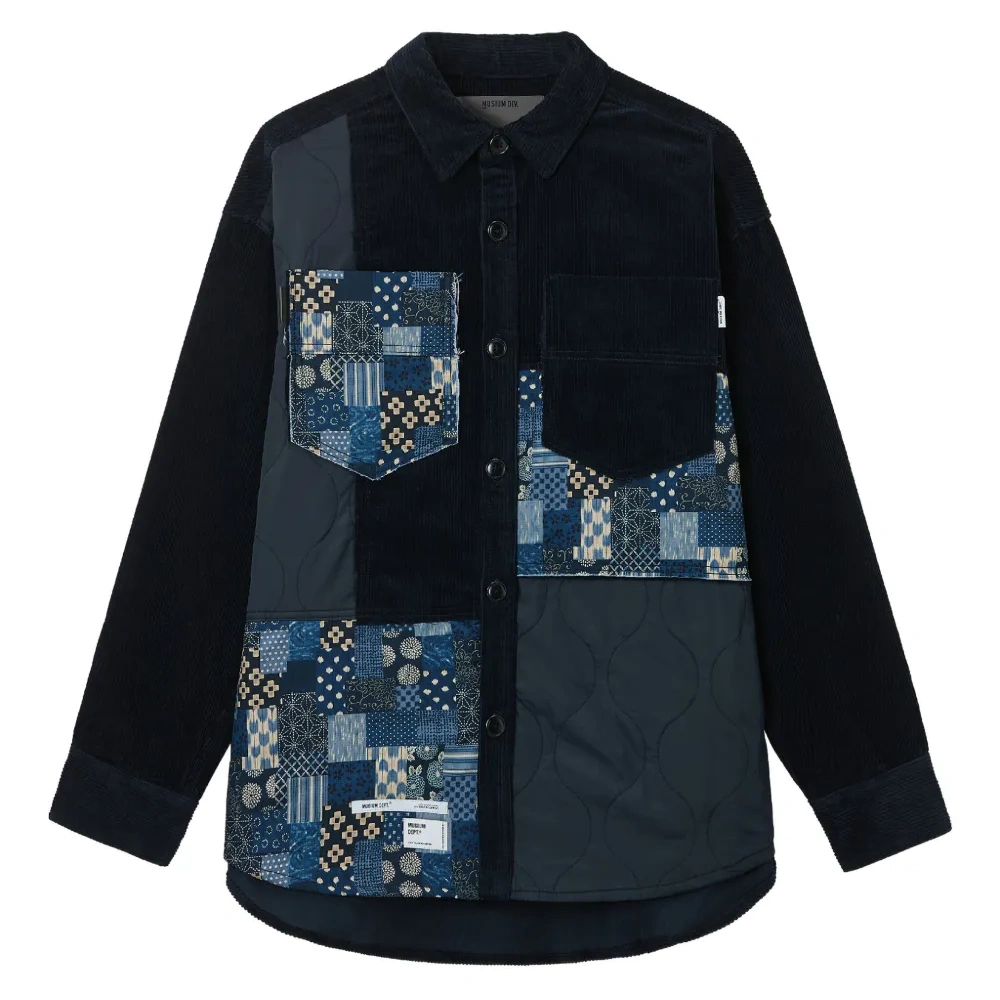 Рубашка в технике пэчворк