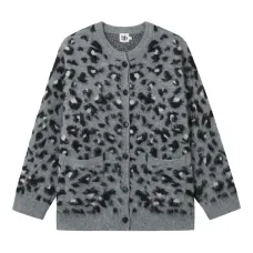 Кардиган с анималистичным принтом