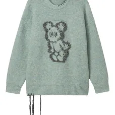 Свитер с графичным принтом