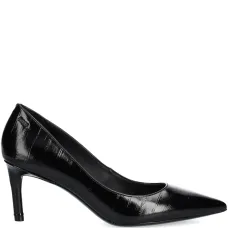 Туфли с заостренным носком и тиснением