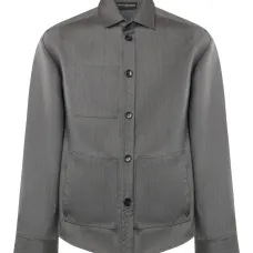 Рубашка с накладным карманом