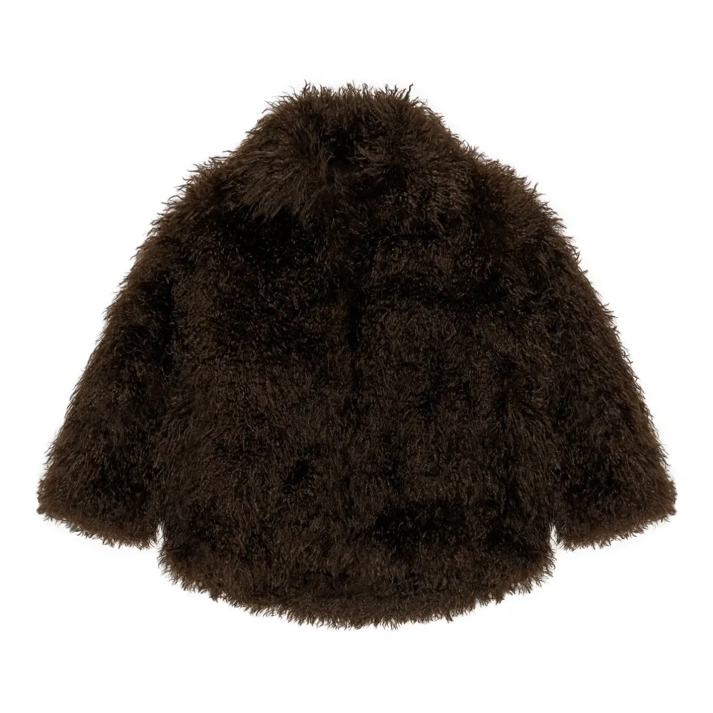 Шуба из искусственного меха