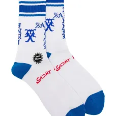 Полосатые носки с вышитым логотипом Полосатые носки с вышитым логотипом