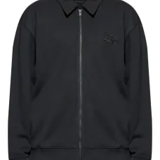 Куртка на молнии с вышитым логотипом