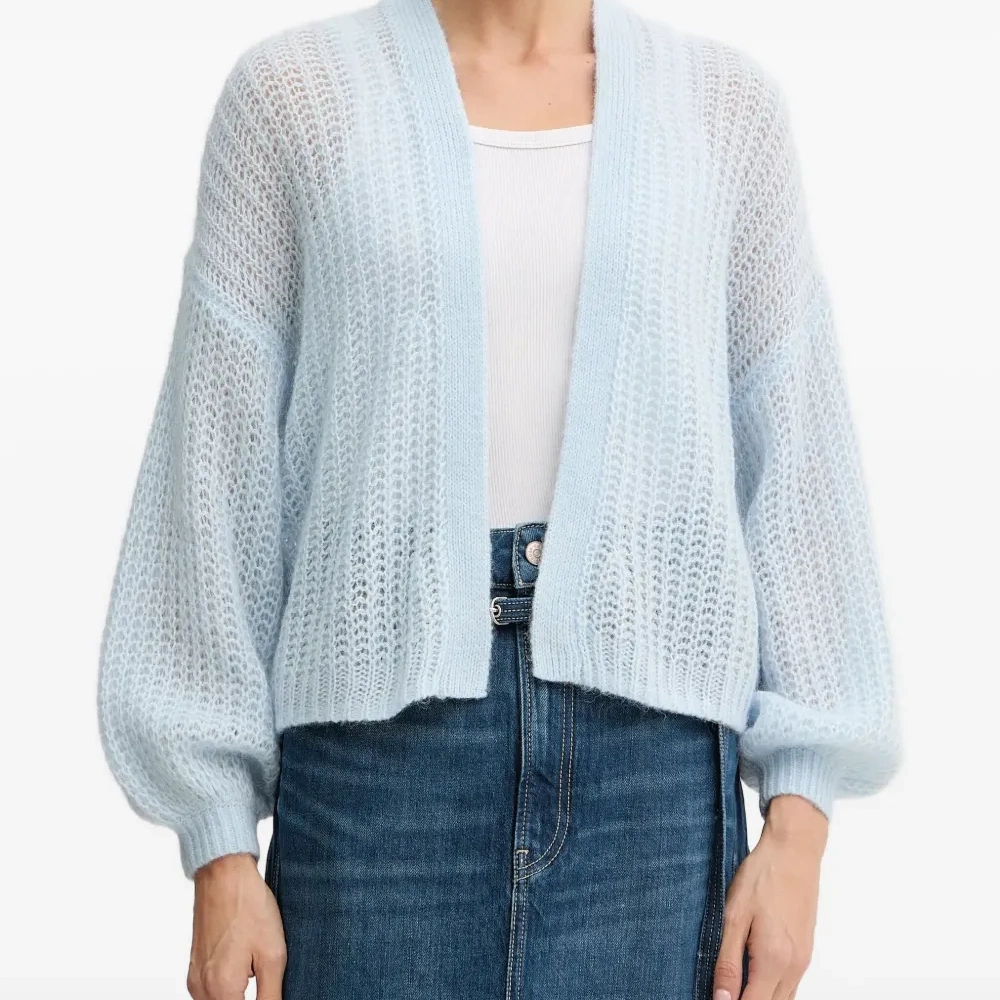 Кардиган с объемными рукавами