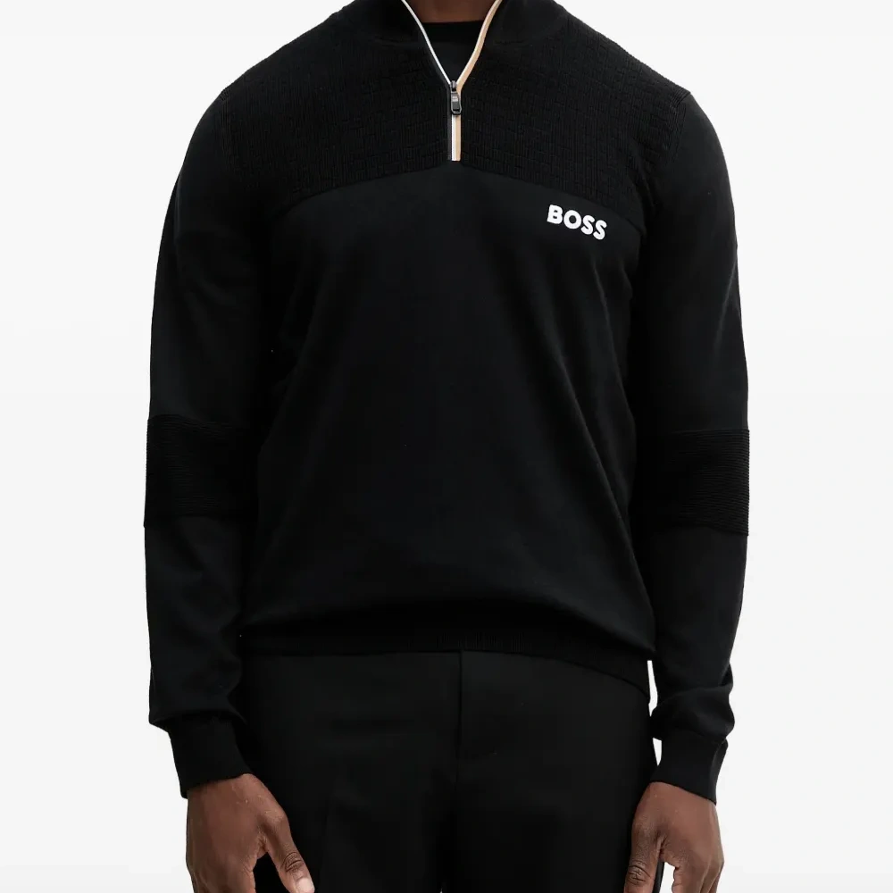 Свитер на молнии с логотипом