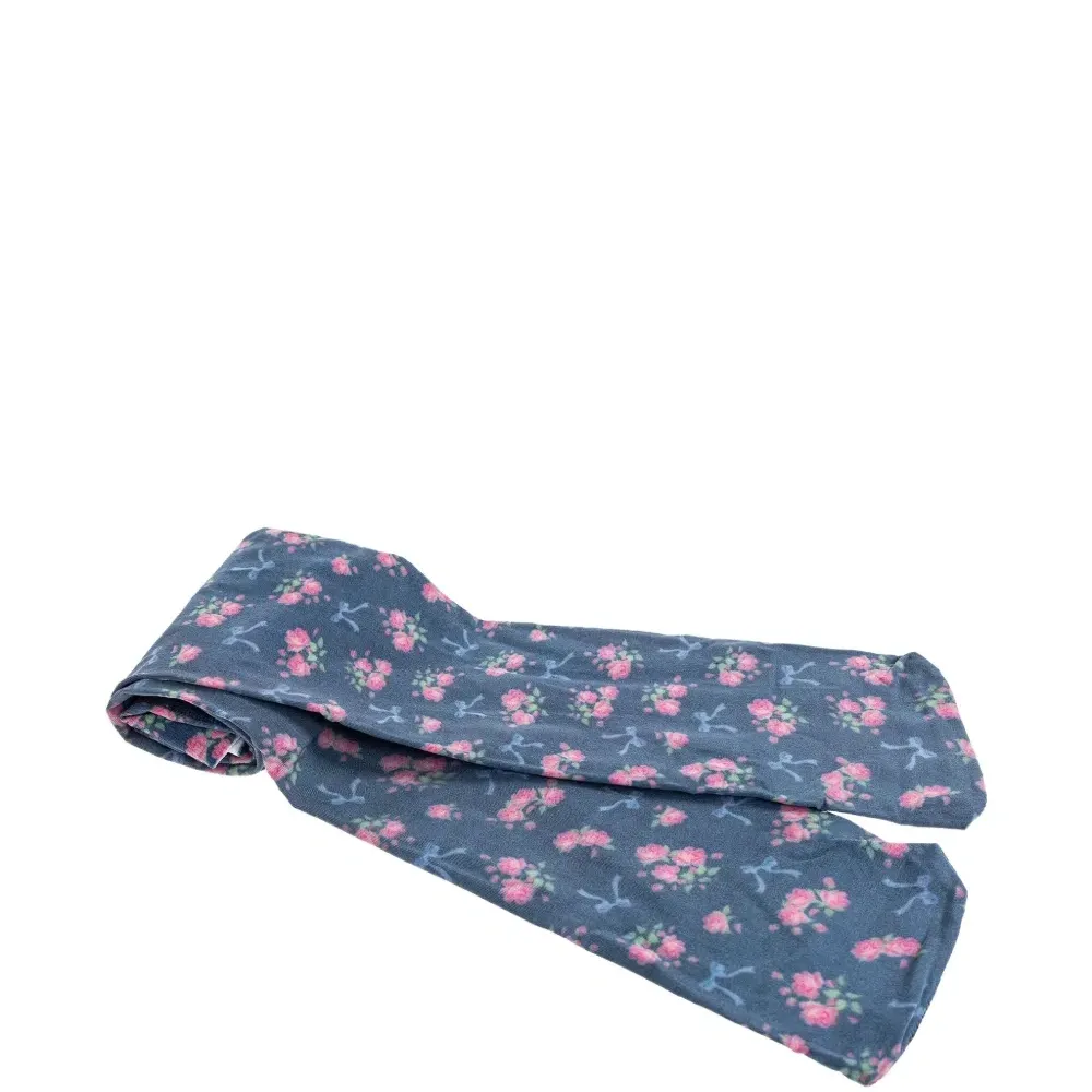 Комплект из двух колготок с цветочным узором Комплект из двух колготок с цветочным узором