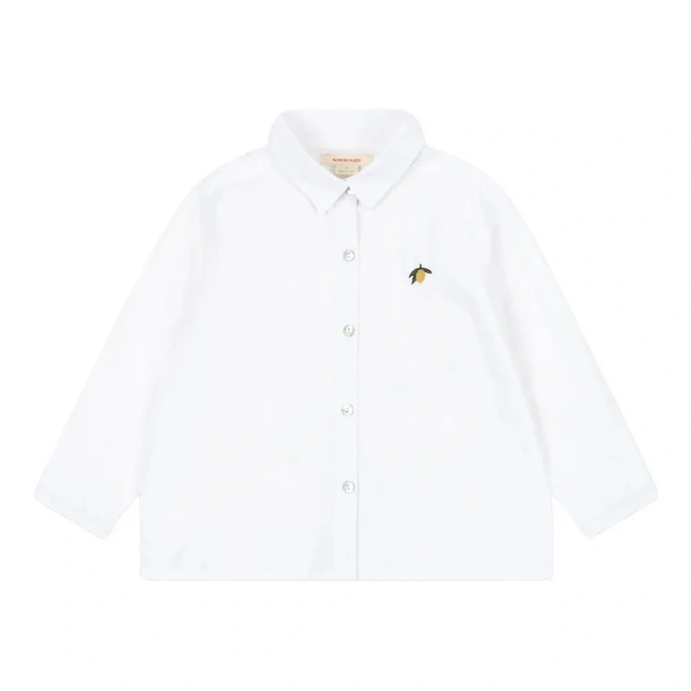 Рубашка с вышитым логотипом