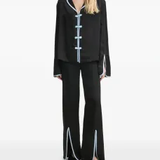 Пижама с контрастной отделкой